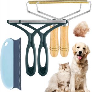 JGD-Rasoir Anti Bouloche, Rasoir Brosse Manuelle R&eacute;utilisable Anti Bouloche Vetement pour r&eacute;parer Les Manteaux et Les Tissus Tapis Canap&eacute; V&ecirc;tements et Chiens (5 PCS-2) - Neuf