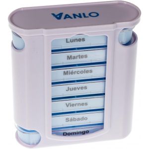 Tianyi-Pilulier « Tower » 7 Jours Avec 4 Compartiments Par Jour, Pilulier, Pilulier, Doseur Hebdomadaire, Boîte À Médicaments En Espagnol - Neuf