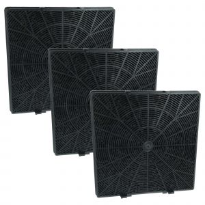 vhbw 3x Filtres &agrave; charbon actif compatible avec Jan Kolbe Multi 95, 85, Isola65, Isola95, 75, 65 hotte aspirante - Neuf