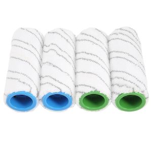 4 pi&egrave;ces jeu de rouleaux pour FC5 FC7 FC3 FC3D nettoyant de sol &eacute;lectrique rouleaux de remplacement - Neuf