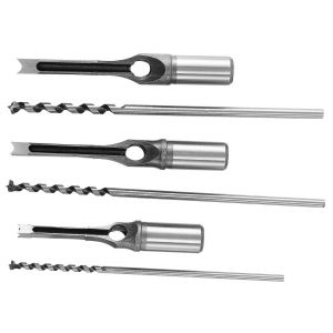 Jeu de forets pour trous profonds en menuiserie - 1/4"", 5/16"", 7/16 - Neuf