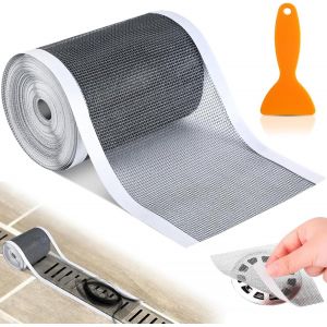SJZG-Attrape Cheveux Douche, Filtre De Drain Autocollant En Maille, Attrape-Cheveux Filtre Autocollant Jetable Pour Drain De Sol Salle De Bain(7Cm*10M) - Neuf