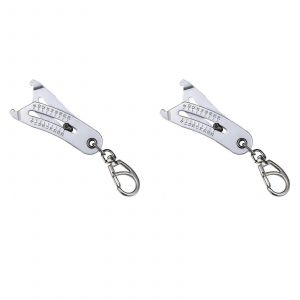 Dimension de filetage V&eacute;rificateur 2025 Mise &agrave; niveau Portable Trousseau Taille du Boulon Finder &Eacute;crou et le Boulon de Fil de la Jauge de Poche Outil de Mesure - Neuf