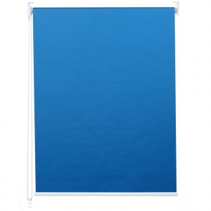 Store &Agrave; Enrouleur Pour Fen&ecirc;tres, Hwc-D52, Avec Cha&icirc;ne, Avec Per&ccedil;age, Isolation, Opaque, 100 X 160Bleu - Neuf