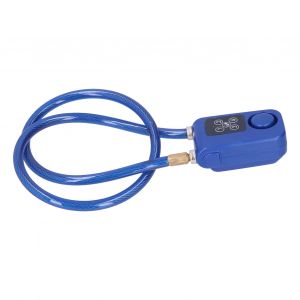 Alarme antivol a 4 chiffres avec mot de passe et telecommande, 110 dB, etanche IP55, sans cle, pour velo, bleu - Neuf
