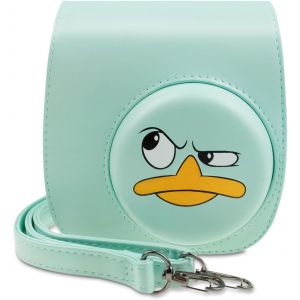 CHECARZHN--NO1-Étui De Protection Housse En Cuir Synthétique Souple Pour Appareil Photo Instantané Instax Mini 11/Mini 9/Mini 8/Mini 8+ Avec Bandoulière Réglable (Yz) - Neuf