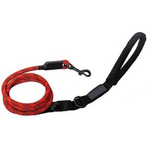 Laisse Pour Chien De 1,5 M,Laisse Pour Chien En Nylon Solide De Haute Qualit&eacute; Avec Poign&eacute;e Rembourr&eacute;e Douce - Neuf