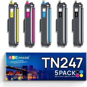 TN241 TN245 Compatible Cartouche de Toner Remplacement pour TN-241 TN-245 pour MFC-9330CDW DCP-9020CDW MFC-9340CDW HL-3140CW HL-3150CDW MFC-9140CDN HL-3170CDW (5-Pack) - Neuf