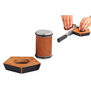 Aff&ucirc;teur De Couteaux &Agrave; 5 Faces Avec Support Pour Aff&ucirc;tage Professionnel - Neuf