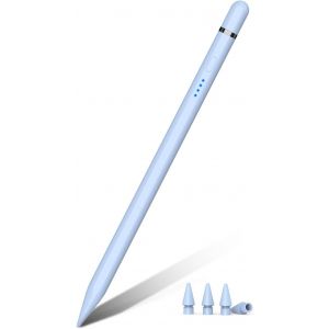 Pencil 1&egrave;re G&eacute;n&eacute;ration pour iPad, Stylo pour iPad avec Reject de Paume, sensibilit&eacute; &agrave; l&iquest;Inclinaison. Stylet Pencil Compatible avec iPad 6-10, Air 3/4/5/11''M2, Mini 5/6, Pro 11""/12,9""/13''M4 (Bleu) - Neuf