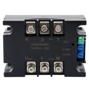 Controleur de demarrage progressif, module de demarrage de moteur, fond en laiton, pieces electriques triphasees, module d'accessoires de controle industriel - Neuf