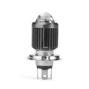 Ampoule double couleur universelle H4 Super Bright Cree Led Chip Projecteur Lentille Ampoule H4 Montage Laser Beam Spot Light Fog Light In Head Light Plug n Play ( - Neuf
