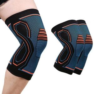 Genouill&egrave;re Tricot&eacute;e &iquest; Attelle De Jambe Pour La Gym, Le Sport Et La Course &Agrave; Pied &iquest; Taille M &iquest; Soulagement De La Douleur Et Stabilit&eacute; Pour Un Mode De Vie Actif - Neuf