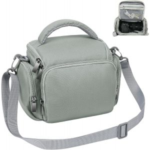 Sac Pour Appareil Photo Reflex Numérique, Étui Étanche Antichoc Housse Pour Appareil Photo Reflex, Sangle Réglable, Sac À Bandoulière Simple Portable Compatible Avec Canon, Sony, N[CLI1661] - Neuf