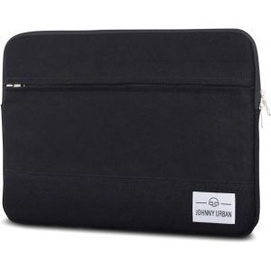 SJZG-Housse En Toile Pour Ordinateur Portable 15-15,6 Pouces Noir - Sac Pour Pc Portable 15"" Dell Hp Samsung Acer Asus Lenovo & Plus - Pochette Pour Notebook 15"" En Toile De Coton - Neuf