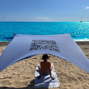Checarzhn--No1-Tente De Plage Anti Uv 2024 Ibiza Matériaux De Haute Qualité Renforcements Et Améliorations Notables - Abri De Plage Upf50+, 220x200cm, Résistante Et Pratique, Idéale Pour Toute Oc N - Neuf