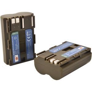 BP-511 Batterie de Rechange (2 Paquets) Compatible pour Canon EOS 5D EOS 10D EOS 20D EOS 300D EOS 30D EOS 40D EOS 50D EOS D30 EOS D60 - Neuf