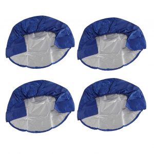 Lot De 4 Housses De Protection Pour Roues De 32 Pouces,Bleu,Pour Camping-Car,Camion,Voiture,Camping-Car,Remorque - Neuf