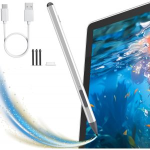 Stylet Pour Microsoft Surface, Magnétique Surface Pen Avec Charge Rapide, Reject De Paume, Sensibilité À L'Inclinaison, Stylo Tactile Pour Surface Pro 9/X/8/7/6/5/4/3, Surface Go/Laptop/Studio/Book - Neuf