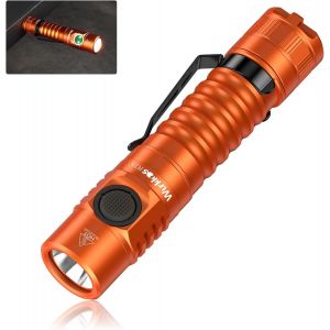 Fc11-C Lampe De Poche Led, Ultimate Lighting Flashlight, 1300 Lumen Usb C Rechargeable, 90 Cri, Lampe De Poche Led Rechargeable, Inclut Une Puissante Lampe De Poche Rechargeable (Orange 5000k) - Neuf