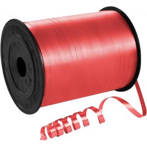 Kal-Ruban Pour Ficelle De Ballon,500 Yard Ruban Bolduc Lisse Paquet Cadeau Rouge Rubans Curling Ballon Pour Décoratif Cadeau Accessoire De Décoration&bricolage Et Ballon Mariage Anniversaire Et Noël - Neuf