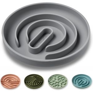 Silicone Anti Glutton Bowl With Non-Slip Bottom And Suction Cup,Non-Toxic Anti Glutton Bowl For Cats And Medium Dogs.[Y90] - Neuf