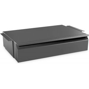 SUBZONAL-Tiroir sous Plan - Extensible - L&eacute;ger - 48 cm de Profondeur - Charge admissible 5 kg - A Monter sous Un Bureau, Un &eacute;tabli ou Un Plan de Travail - Noir - Neuf