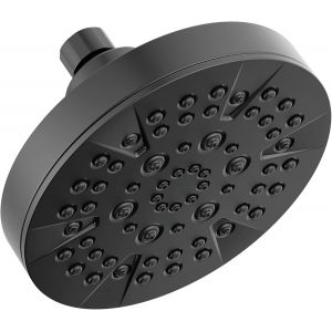 ChenQuanSarl-Faucet ¿ Pommeau De Douche Noir Mat À 5 Jets, Douchette Salle De Bain, Pommeau De Douche Faucet Noir, Pommeau De Douche Noir Mat, Débit De 1,75 Gpm, Noir Mat 52535-Bl - Neuf