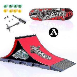 Nouveau doigt skateboards skate park rampe pièces jeu de sport de pont pour les enfants-a - Neuf