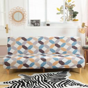 Housse De Canapé Extensible Sans Accoudoirs, Housse De Canapé Universelle Sans Accoudoirs, Housse De Protection De Canapé Pliable Entièrement Recouverte, Facile À Installer Et À Nettoyer, Housse De Canapé 3 Places, - Neuf