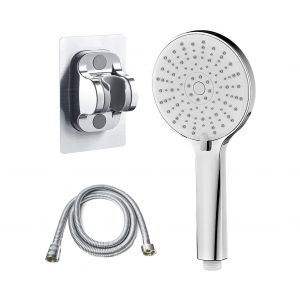 Pommeau de douche &agrave; main avec 5 modes de jet et fonction d'&eacute;conomie d'eau - Neuf