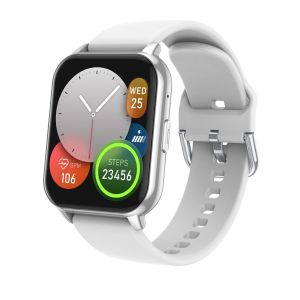 Montre Connectée Argentée Écran Ips 1.9 Pouces Appels Santé Étanche Ip67 Argent Yonis - Neuf