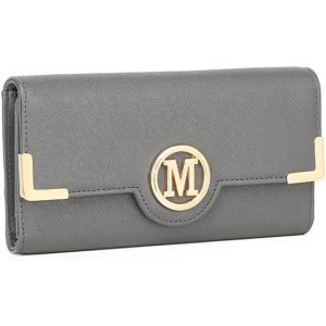 Portefeuille Long Pour Femme En Simili Cuir - Élégant Avec Fermeture Éclair, Compartiments Cartes Et Poche Téléphone Pour Noël Et Les Fêtes - Neuf