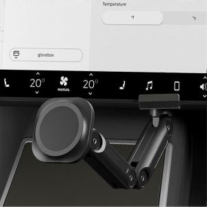 Pour Tesla Model 3 Model Y Support De Téléphone Magnétique Sans Fil Pliable - Neuf