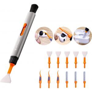5 En 1 Kit De Stylo De Nettoyage Interchangeable Pour Nettoyer Objectif/Capteur Aps D'Appareil Photo, T&eacute;l&eacute;phone Portable, Airpods[Z2153] - Neuf