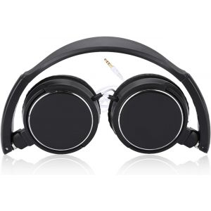 lbgwp60-Casque Sur Loreille, Casque Compact Avec Fil Pliable, Casque Stéréo Pour Musique Avec Casque Stéréo, Carte Tf, Recherche Automatique Fm, Fonction De Commutation Du Son Eq - Neuf