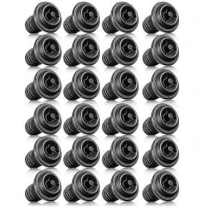 24 Pièces Bouchon De Vin Refermable Pompe À Vin Bouchons À Vide Bouchon De Vin Sous Vide Économiseur De Vin Réutilisable-Hy - Neuf