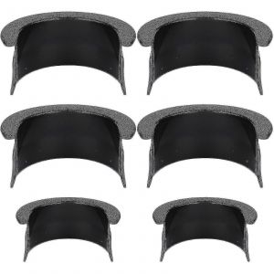 6pcs En Plastique Billards Table Poche Doublure - Pour Table De Billard Bar Maison,4 Coin 2 Côté,Noir - Neuf