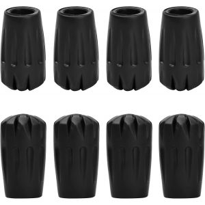 Letnerny-8 Pièces Embouts De Batons De Randonnée, 11mm Embout Canne De Marche, Embouts Pour Bâton De Marche, Embout Baton Randonnée Bitume Pour Bâtons De Trekking - Neuf