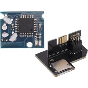 YUHG-Lecteur De Carte De Stockage,Pour Adaptateur Ngc Sd2Sp2 Pro Lecteur De Carte Sd + Disque De Démarrage Suisse Mini Dvd + Puce Xeno Gc Compatible Avec .(Version Pal Ue) - Neuf
