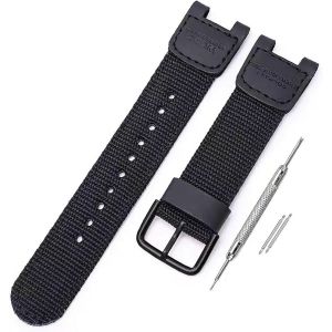 Kal-Bracelet De Rechange En Nylon Pour Montre Casio Sgw-100 Gw-3000b Gw-3500b Pas-400b À Double Capteur Pour Homme - Neuf