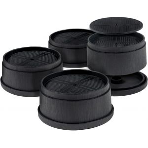 Rehausseur Pieds De Lit Rehausseurs Meuble Rehausseur De Lit Rehausseur De Pied, Augmenter Hauteur De 4cm Ou 8cm (4 Pac, Noir) - Neuf