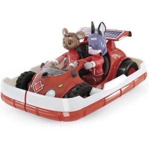 KAJGL-Mille Bornes Challenge-Coffret Equipe Rouge-Les Vituoses-Anouk Et Mina-Jouets Tirés De La Série Tv-Figurine Articulée Et Voiture À Collectionner-Enfant À Partir De 4 Ans - Neuf
