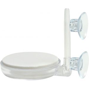 Aquarium Pierre A Air,Diffuseur D'air Pour Aquariophilie,Pierre &Agrave; Bulles Utilis&eacute; Dans Les Aquariums Et Les Pompes Hydroponiques Avec Vanne De Contr&ocirc;le Et Ventouses (60 Mm) - Neuf