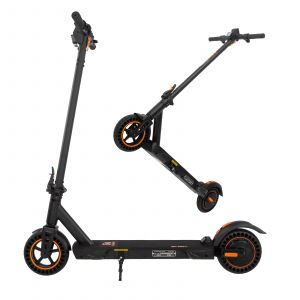 Trottinette Électrique Pliable Kukirin S1 Max 8 Pouces, 500w, 36 V 10,4ah, Vitesse 25 À 30 Km/H, Autonomie Maximale 39 Km (Dernière Version - Yc) - Noir - Neuf