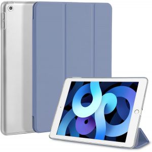Coque Pour Ipad 6ème/5ème Génération 9,7 Pouces 2017/2018, Étui De Protection Léger Coque Arrière En Pc Rigide Translucide Givré Pour Apple Ipad 6/5 Gen, Violet Clair - Neuf