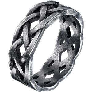 Tianyi-Bague Triquetra Homme Femme,Anneau Bande Celtique Celte Taille 54-72,Bijoux Fantaisie Cadeau Noel Anniversaire Pour Femmes Enfant Filles - Neuf