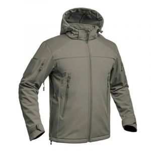 Veste Softshell Kaki Fighter V2 &ndash; Imperm&eacute;able Et R&eacute;sistante - Neuf