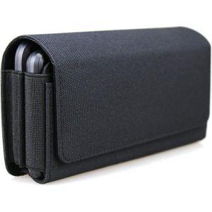 acdsgd-tui de Ceinture pour Deux t&eacute;l&eacute;phones Portables - en Nylon - Double Decker - pour iPhone 11 Pro Max/XS Max/8 Plus, Samusng Note 8/9/10 Plus, Galaxy S9 Plus/S10 Plus - avec &eacute;tui Ultra Fin - Neuf