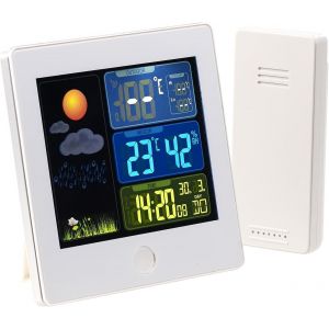 ChenQuanSarl-Station Météo & Horloge Radio-Pilotée Avec Capteur Extérieur Fws-26... - Neuf